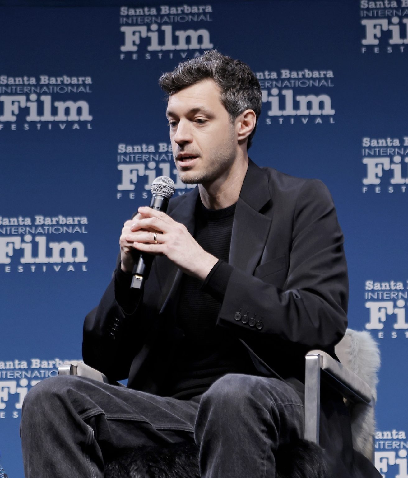 SANTA BARBARA, CALIFORNIA - FEBRUARY 10: Alex Coco speaks onstage at the producers panel at the 40th Santa Barbara International Film Festival on February 10, 2025 in Santa Barbara, California. (Photo by Tibrina Hobson/Getty Images for Santa Barbara International Film Festival)