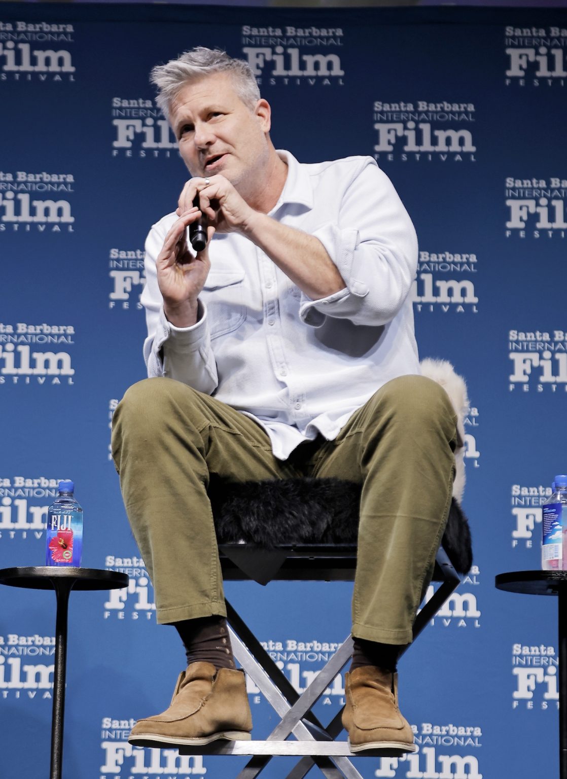SANTA BARBARA, CALIFORNIA - FEBRUARY 10: Cale Boyter speaks onstage at the producers panel at the 40th Santa Barbara International Film Festival on February 10, 2025 in Santa Barbara, California. (Photo by Tibrina Hobson/Getty Images for Santa Barbara International Film Festival)