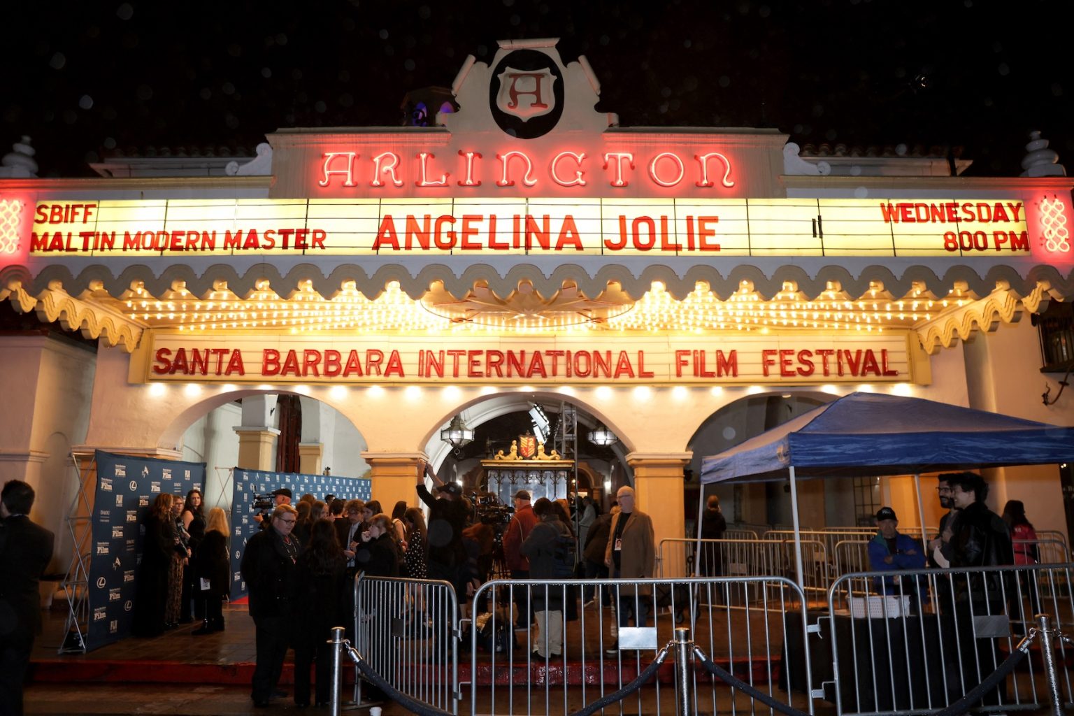 SANTA BARBARA, CALIFORNIA - FEBRUARY 05: General atmosphere at the Maltin Modern Master Award ceremony during the 40th Santa Barbara International Film Festival at Arlington Theatre on February 05, 2025 in Santa Barbara, California. (Photo by Rebecca Sapp/Getty Images for Santa Barbara International Film Festival)