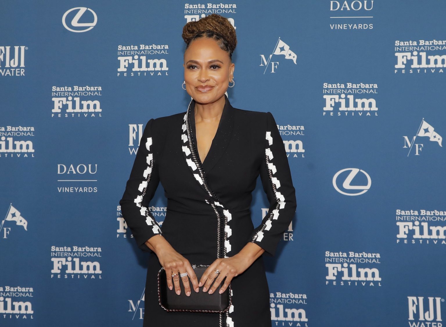 SANTA BARBARA, CALIFORNIA - FEBRUARY 05: Ava DuVernay attends the Maltin Modern Master Award ceremony during the 40th Santa Barbara International Film Festival at Arlington Theatre on February 05, 2025 in Santa Barbara, California. (Photo by Tibrina Hobson/Getty Images for Santa Barbara International Film Festival)