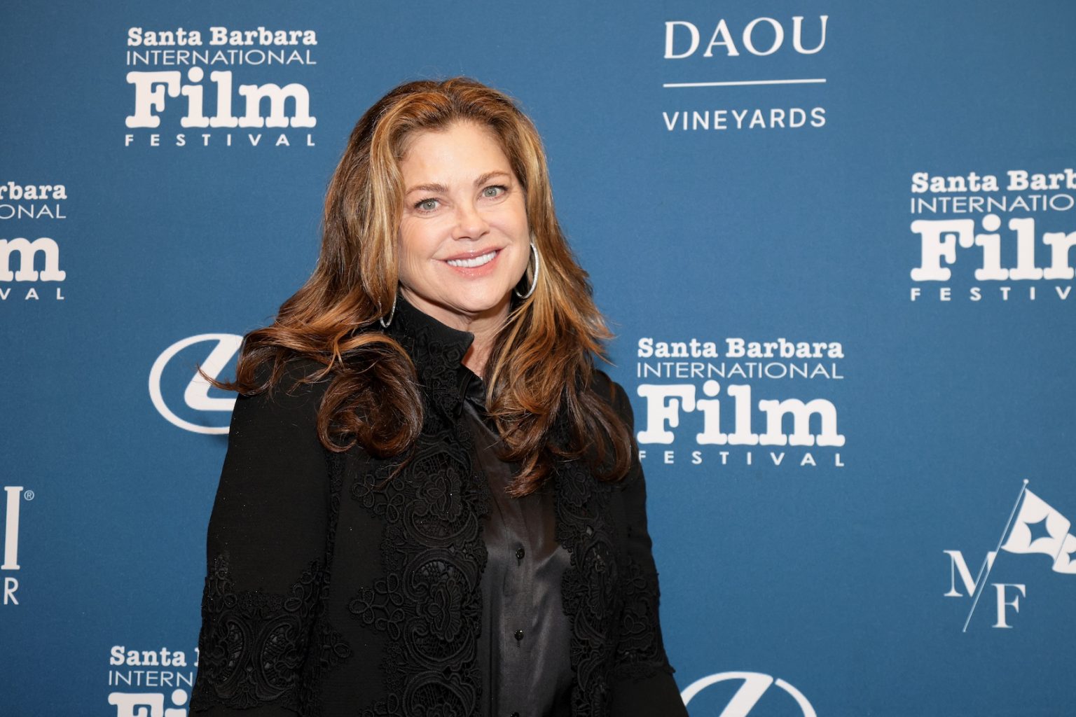 SANTA BARBARA, CALIFORNIA - FEBRUARY 05: Kathy Ireland attends the Maltin Modern Master Award ceremony during the 40th Santa Barbara International Film Festival at Arlington Theatre on February 05, 2025 in Santa Barbara, California. (Photo by Rebecca Sapp/Getty Images for Santa Barbara International Film Festival)