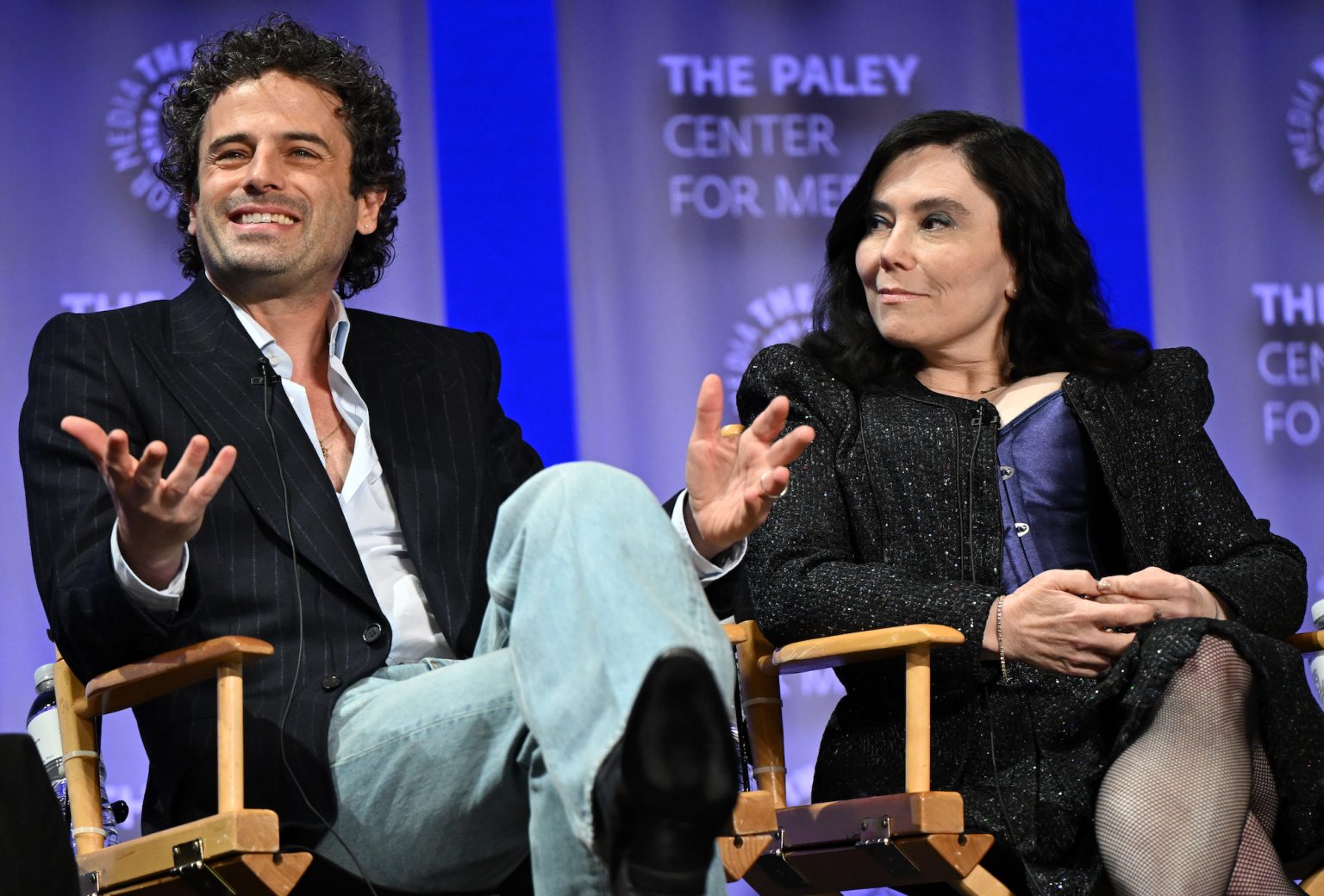 HOLLYWOOD CA - MARCH 29: Luke Kirby and Alex Borstein at PaleyFest LA 2025 honoring The Amy Sherman-Palladino Multiverse, presented by the Paley Center for Media, at the DOLBY THEATRE on March 29, 2025 in Hollywood, California. © Kevin Parry
