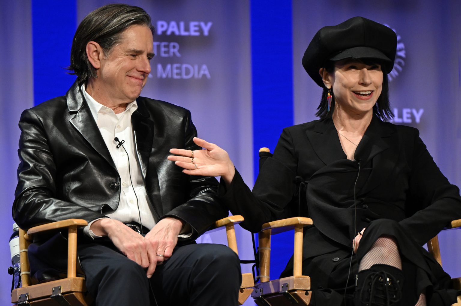 HOLLYWOOD CA - MARCH 29: Daniel Palladino and Amy Sherman-Palladino at PaleyFest LA 2025 honoring The Amy Sherman-Palladino Multiverse, presented by the Paley Center for Media, at the DOLBY THEATRE on March 29, 2025 in Hollywood, California. © Kevin Parry