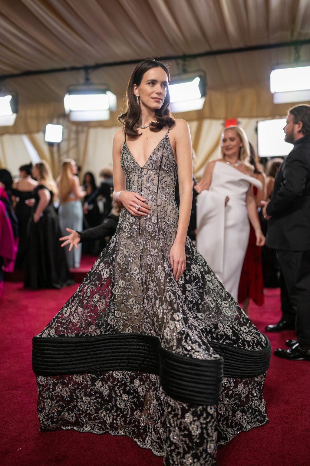 Carlotta Gamba arrives on the red carpet of the 97th Oscars® at the Dolby® Theatre at Ovation Hollywood on Sunday, March 2, 2025.