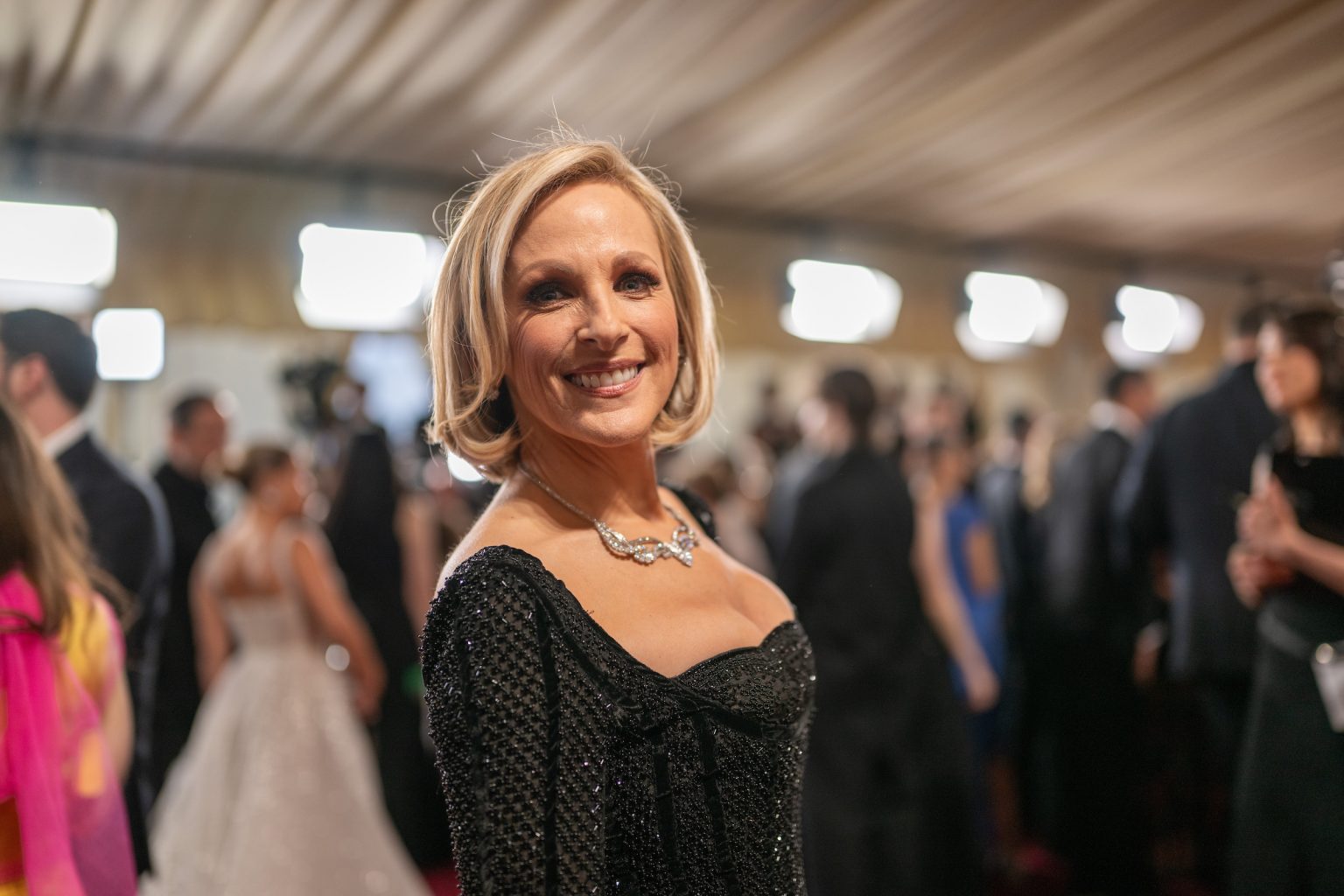 Marlee Matlin arrives on the red carpet of the 97th Oscars® at the Dolby® Theatre at Ovation Hollywood on Sunday, March 2, 2025.