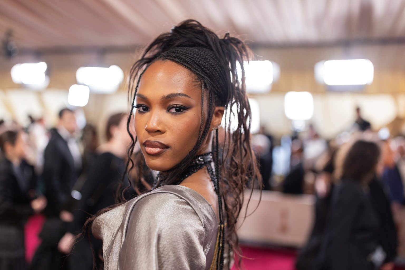 Quen Blackwell arrives on the red carpet of the 97th Oscars® at the Dolby® Theatre at Ovation Hollywood on Sunday, March 2, 2025.
