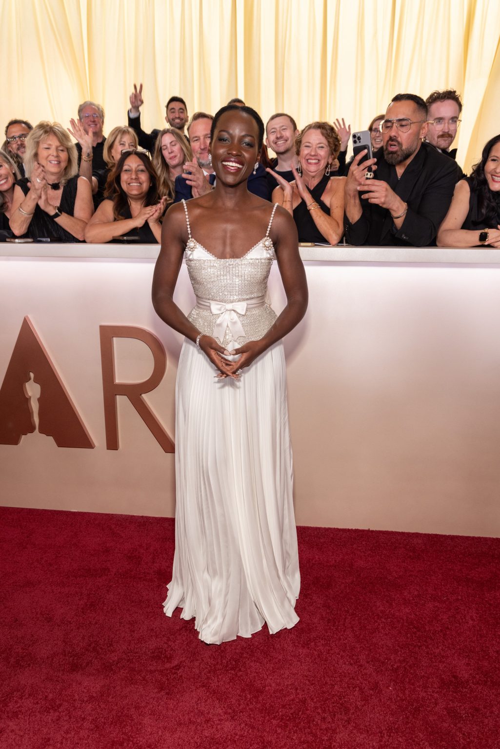 Lupita Nyong’o arrives on the red carpet of the 97th Oscars® at the Dolby® Theatre at Ovation Hollywood on Sunday, March 2, 2025.