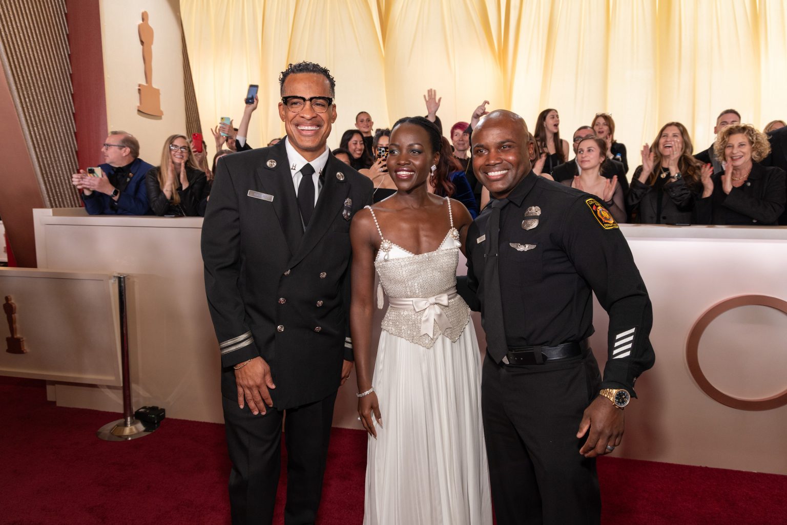 Lupita Nyong’o arrives on the red carpet of the 97th Oscars® at the Dolby® Theatre at Ovation Hollywood on Sunday, March 2, 2025.