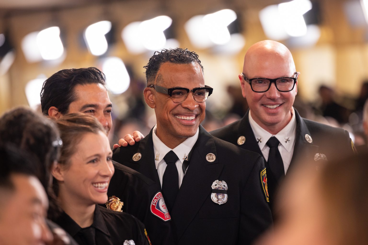 Los Angeles area first responders arrive on the red carpet of the 97th Oscars® at the Dolby® Theatre at Ovation Hollywood on Sunday, March 2, 2025.