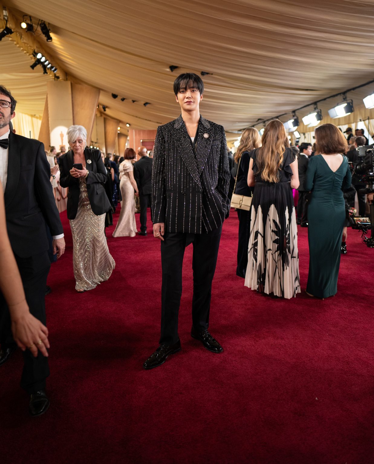 Rowoon arrives on the red carpet of the 97th Oscars® at the Dolby® Theatre at Ovation Hollywood on Sunday, March 2, 2025.