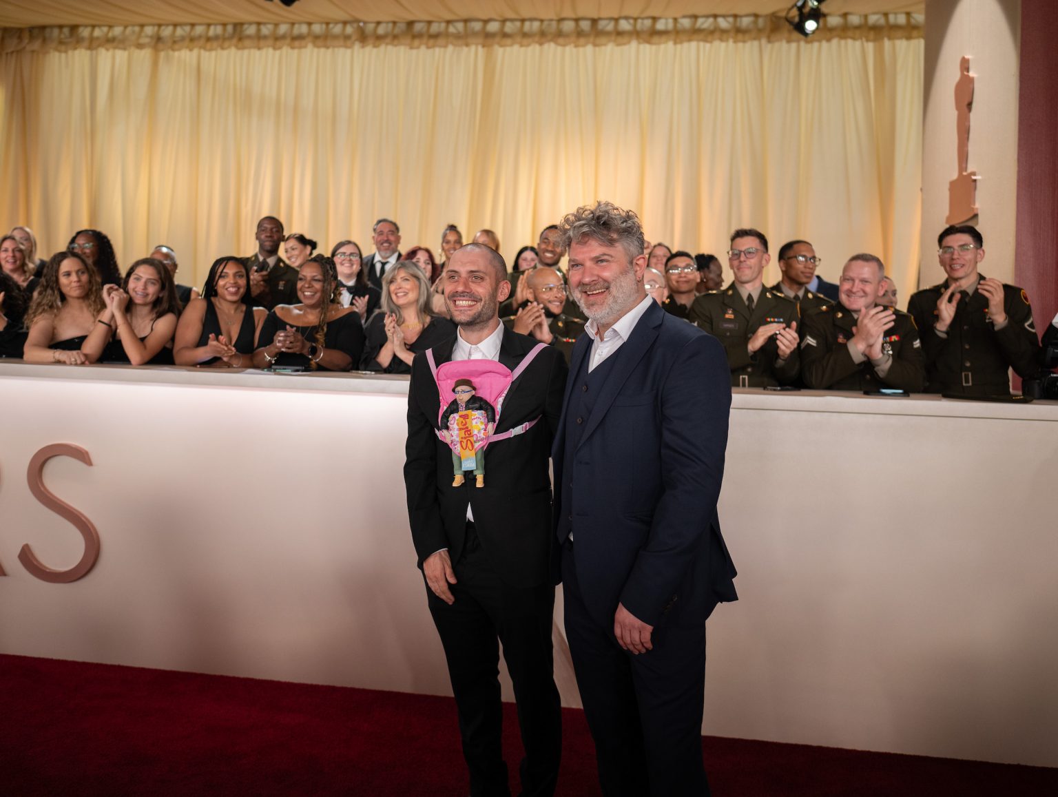 Nicolas Keppens and Brecht Van Elslande arrive on the red carpet of the 97th Oscars® at the Dolby® Theatre at Ovation Hollywood on Sunday, March 2, 2025.