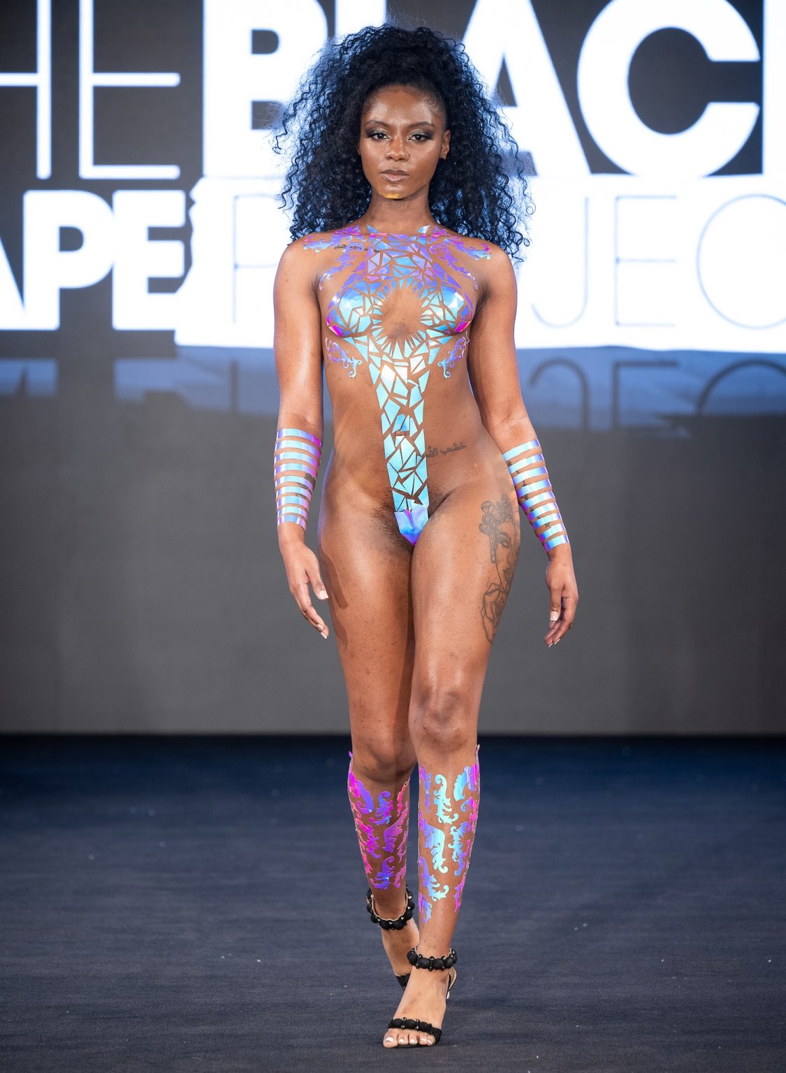 Black Tape Project Runway Show from NYFW New York Fashion Week | Powered By Art Hearts Fashion
