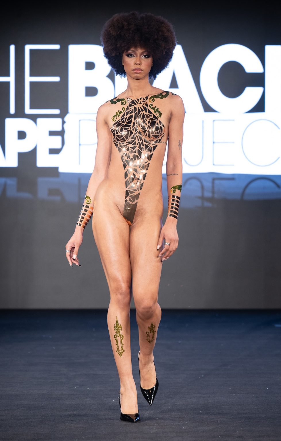 Black Tape Project Runway Show from NYFW New York Fashion Week | Powered By Art Hearts Fashion