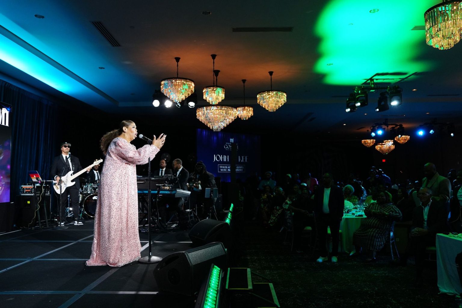 ATLANTA, GEORGIA - APRIL 03: Chrystal Rucker performs during the 2025 BMI Trailblazers of Gospel Music Awards at Flourish Atlanta on April 03, 2025 in Atlanta, Georgia. (Photo by Erika Goldring/Getty Images for BMI)