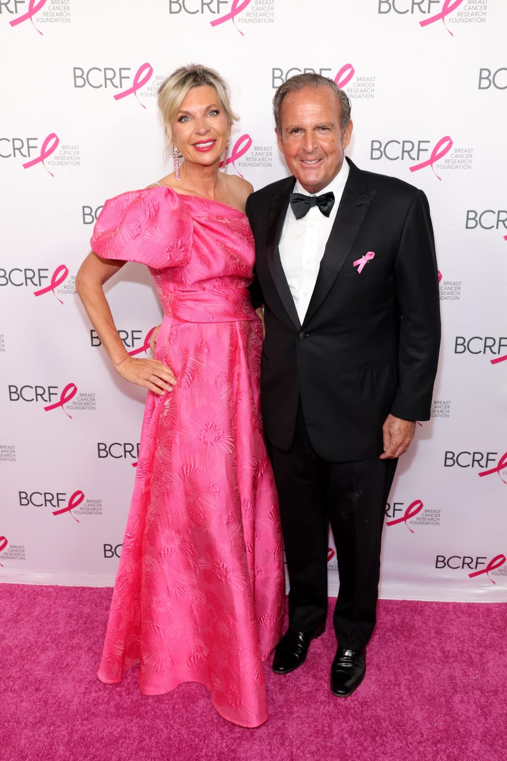 NEW YORK, NEW YORK - MAY 13: (L-R) Tatiana Cancro and Peter Cancro attend the Breast Cancer Research Foundation Hot Pink Party 2025 at The Glasshouse on May 13, 2025 in New York City. (Photo by Dimitrios Kambouris/Getty Images for Breast Cancer Research Foundation)