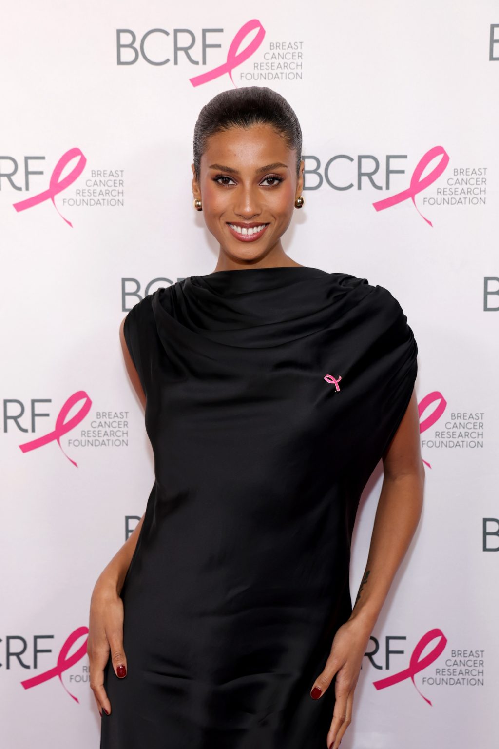 NEW YORK, NEW YORK - MAY 13: Imaan Hammam attends the Breast Cancer Research Foundation Hot Pink Party 2025 at The Glasshouse on May 13, 2025 in New York City. (Photo by Dimitrios Kambouris/Getty Images for Breast Cancer Research Foundation)