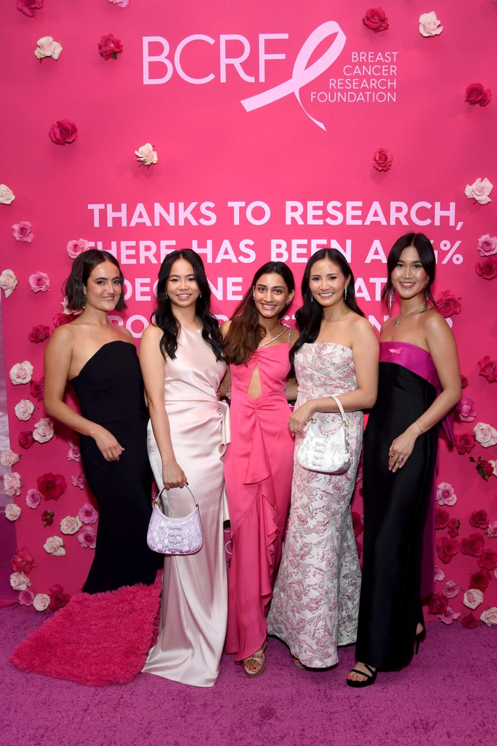 NEW YORK, NEW YORK - MAY 13: Eliana Lauder (L) and Katherine Chan Lauder (2nd R) attend the Breast Cancer Research Foundation Hot Pink Party 2025 at The Glasshouse on May 13, 2025 in New York City. (Photo by Noam Galai/Getty Images for Breast Cancer Research Foundation)