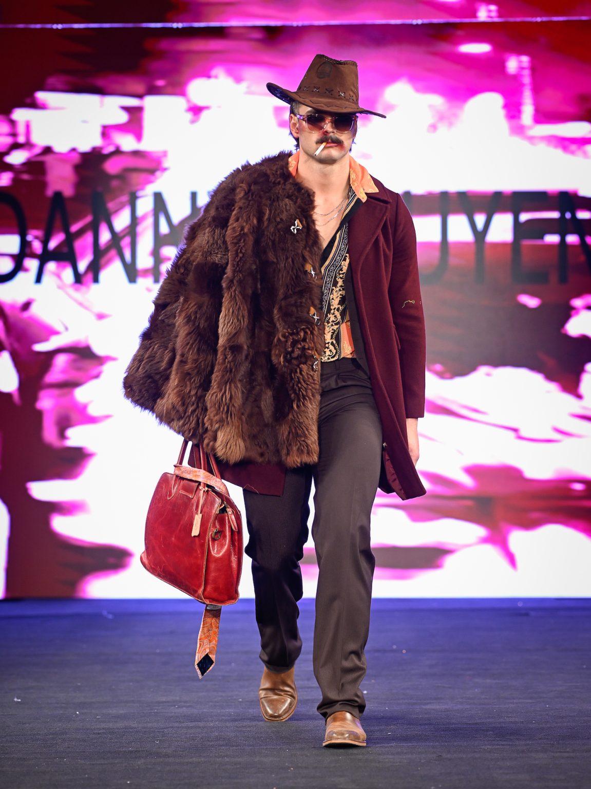 NEW YORK, NEW YORK - FEBRUARY 06: A model walks the runway at the Danny Nguyen show during New York Fashion Week Powered By Art Hearts Fashion at The Angel Orensanz Foundation on February 06, 2025 in New York City. (Photo by Arun Nevader/Getty Images for Art Hearts Fashion)