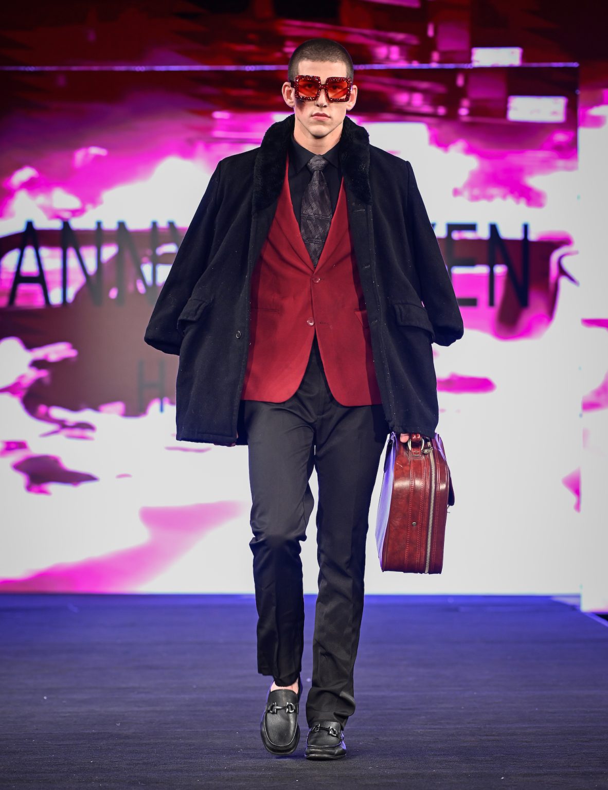 NEW YORK, NEW YORK - FEBRUARY 06: A model walks the runway at the Danny Nguyen show during New York Fashion Week Powered By Art Hearts Fashion at The Angel Orensanz Foundation on February 06, 2025 in New York City. (Photo by Arun Nevader/Getty Images for Art Hearts Fashion)