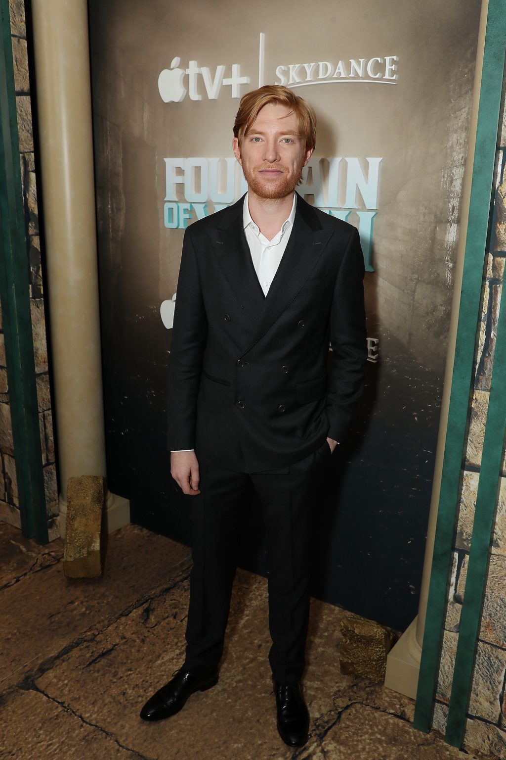 New York, New York - 5/19/25 - Domhnall Gleeson attends the World Premiere screening of Apple Original Films’ “Fountain of Youth” at the American Museum of Natural History. “Fountain of Youth” streams globally on Apple TV+ on Friday, May 23, 2025. -PICTURED: Domhnall Gleeson - PHOTO by: Marion Curtis / Starpix for Apple Original Films - Location: American Museum of Natural History