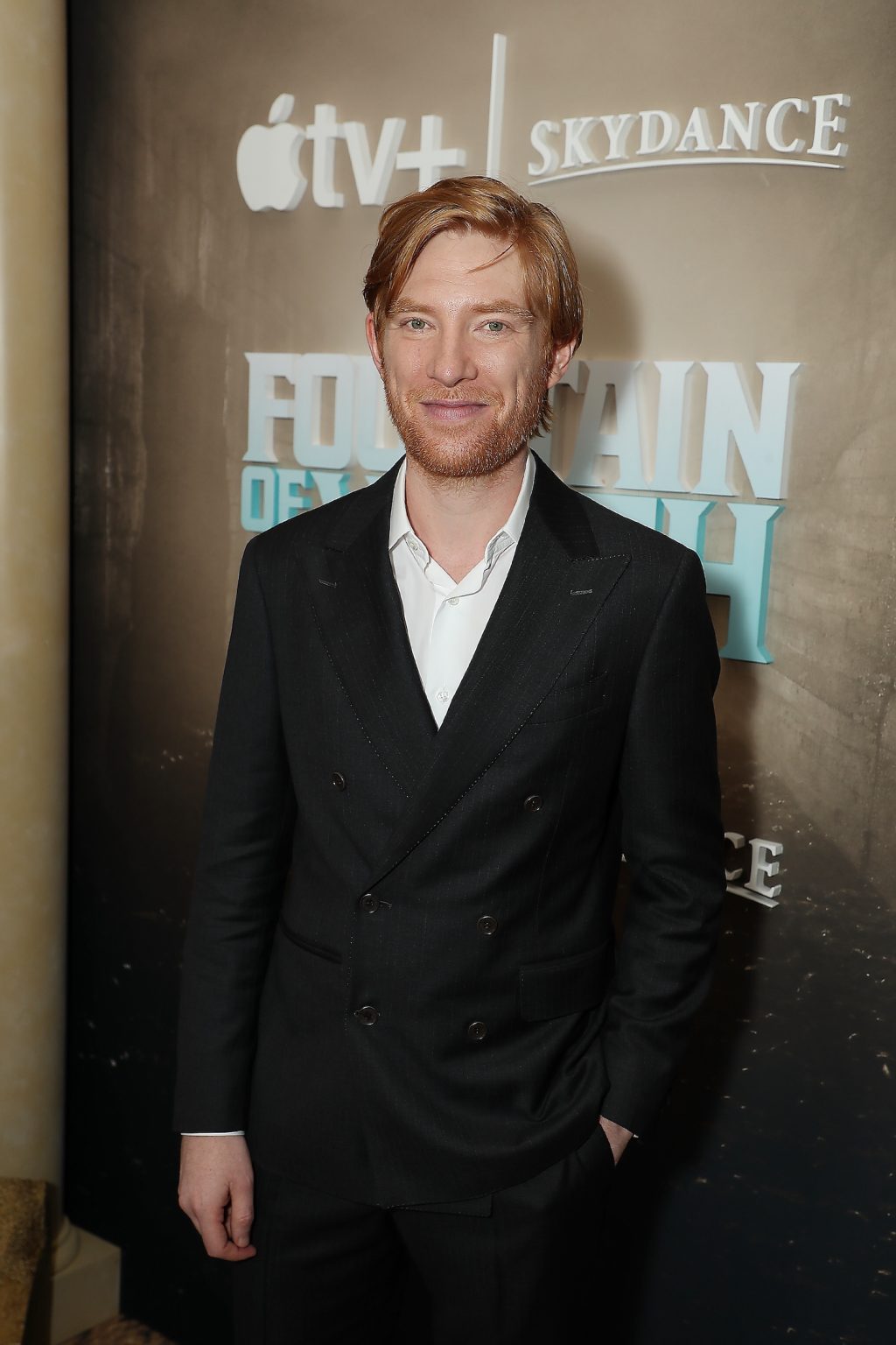 New York, New York - 5/19/25 - Domhnall Gleeson attends the World Premiere screening of Apple Original Films’ “Fountain of Youth” at the American Museum of Natural History. “Fountain of Youth” streams globally on Apple TV+ on Friday, May 23, 2025. -PICTURED: Domhnall Gleeson - PHOTO by: Marion Curtis / Starpix for Apple Original Films - Location: American Museum of Natural History