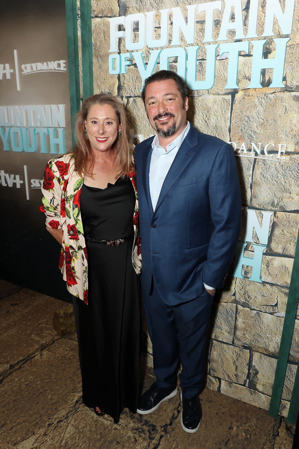 New York, New York - 5/19/25 - Amber Freeman and James Vanderbilt (Writer,Producer) attends the World Premiere screening of Apple Original Films’ “Fountain of Youth” at the American Museum of Natural History. “Fountain of Youth” streams globally on Apple TV+ on Friday, May 23, 2025. -PICTURED: Amber Freeman and James Vanderbilt (Writer,Producer) - PHOTO by: Marion Curtis / Starpix for Apple Original Films - Location: American Museum of Natural History