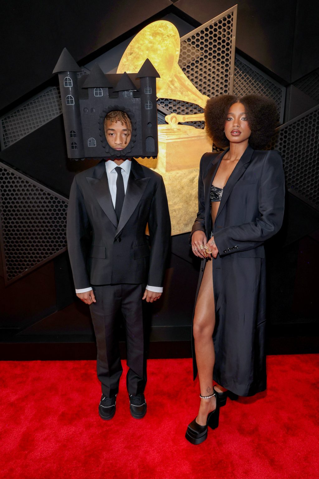 LOS ANGELES, CALIFORNIA - FEBRUARY 02: (L-R) Jaden Smith and Willow Smith attend the 67th Annual GRAMMY Awards at Crypto.com Arena on February 02, 2025 in Los Angeles, California. (Photo by Kevin Mazur/Getty Images for The Recording Academy)