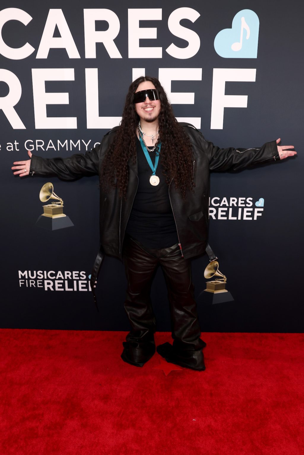 LOS ANGELES, CALIFORNIA - FEBRUARY 02: Ruben Salas attends the 67th Annual GRAMMY Awards on February 02, 2025 in Los Angeles, California. (Photo by Matt Winkelmeyer/Getty Images for The Recording Academy)