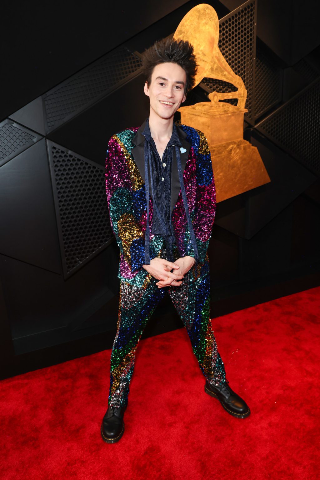 LOS ANGELES, CALIFORNIA - FEBRUARY 02: Jacob Collier attends the 67th Annual GRAMMY Awards at Crypto.com Arena on February 02, 2025 in Los Angeles, California. (Photo by Kevin Mazur/Getty Images for The Recording Academy)