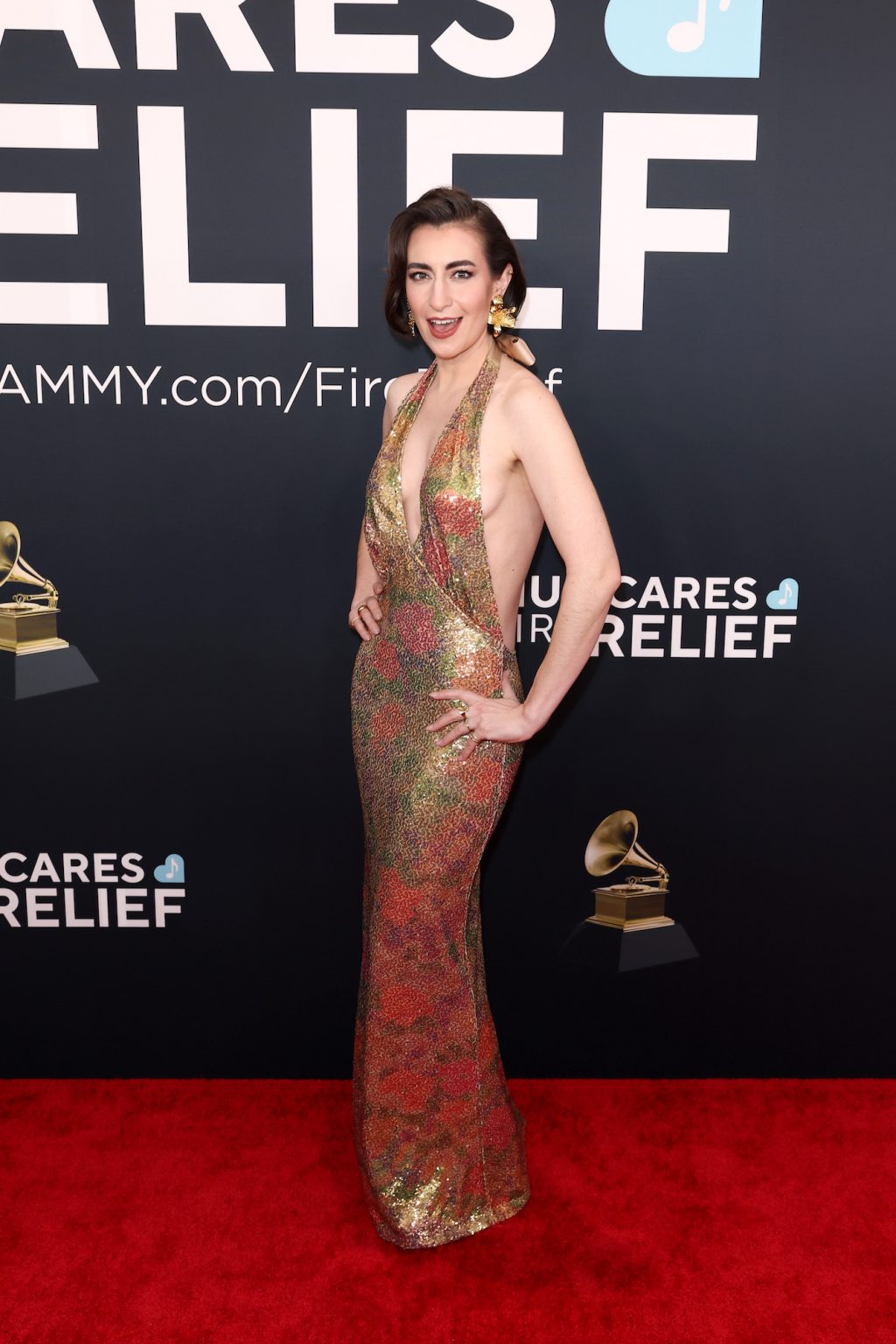 LOS ANGELES, CALIFORNIA - FEBRUARY 02: Elizabeth Moore attends the 67th Annual GRAMMY Awards on February 02, 2025 in Los Angeles, California. (Photo by Matt Winkelmeyer/Getty Images for The Recording Academy)