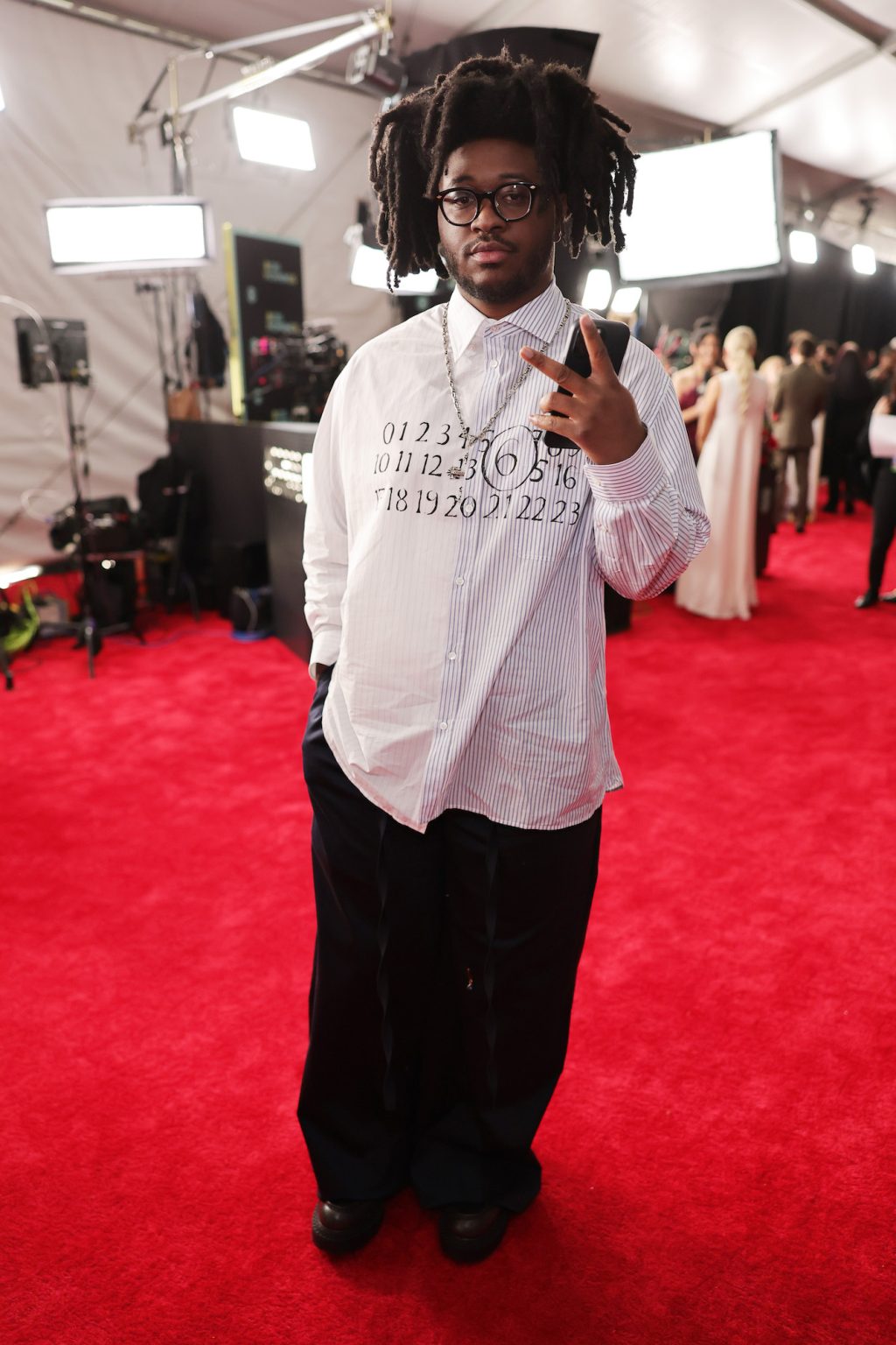 LOS ANGELES, CALIFORNIA - FEBRUARY 02: Evan Bbykobe Hood attends the 67th Annual GRAMMY Awards at Crypto.com Arena on February 02, 2025 in Los Angeles, California. (Photo by Neilson Barnard/Getty Images for The Recording Academy)