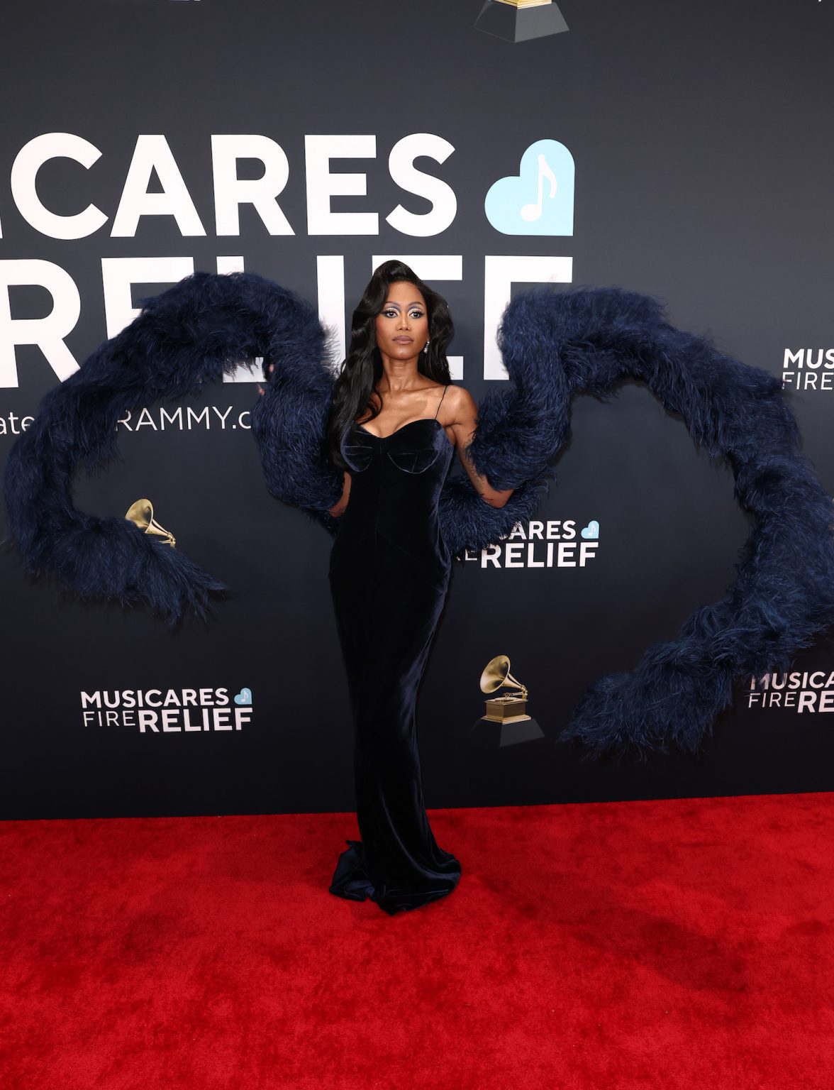 LOS ANGELES, CALIFORNIA - FEBRUARY 02: Muni Long attends the 67th Annual GRAMMY Awards on February 02, 2025 in Los Angeles, California. (Photo by Matt Winkelmeyer/Getty Images for The Recording Academy)