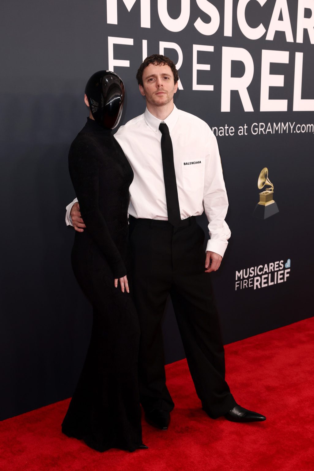 LOS ANGELES, CALIFORNIA - FEBRUARY 02: (L-R) Daniela Garcia and Damien Quintard attend the 67th Annual GRAMMY Awards on February 02, 2025 in Los Angeles, California. (Photo by Matt Winkelmeyer/Getty Images for The Recording Academy)