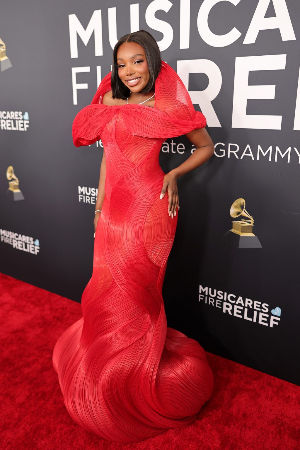 LOS ANGELES, CALIFORNIA - FEBRUARY 02: JaNa Craig attends the 67th Annual GRAMMY Awards at Crypto.com Arena on February 02, 2025 in Los Angeles, California. (Photo by Neilson Barnard/Getty Images for The Recording Academy)