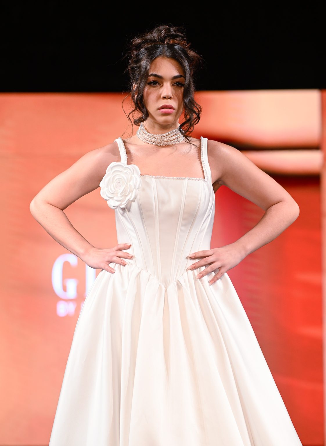 NEW YORK, NEW YORK - FEBRUARY 06: A model walks the runway at the Glaudi show during New York Fashion Week Powered By Art Hearts Fashion at The Angel Orensanz Foundation on February 06, 2025 in New York City. (Photo by Arun Nevader/Getty Images for Art Hearts Fashion)