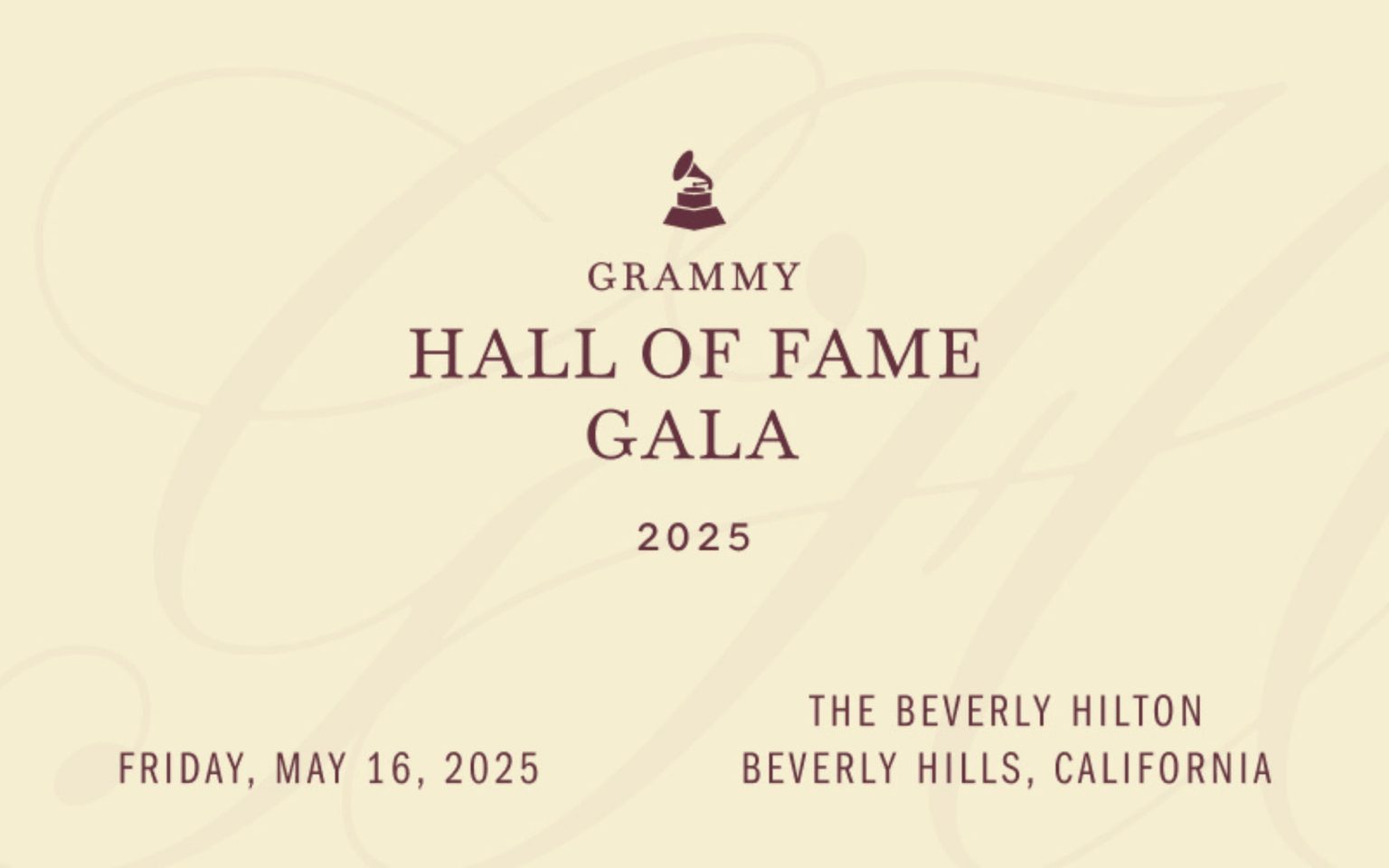 GRAMMY Hall Of Fame Gala - May 16