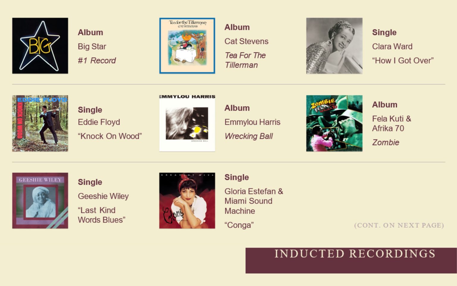 GRAMMY Hall Of Fame Gala - May 16