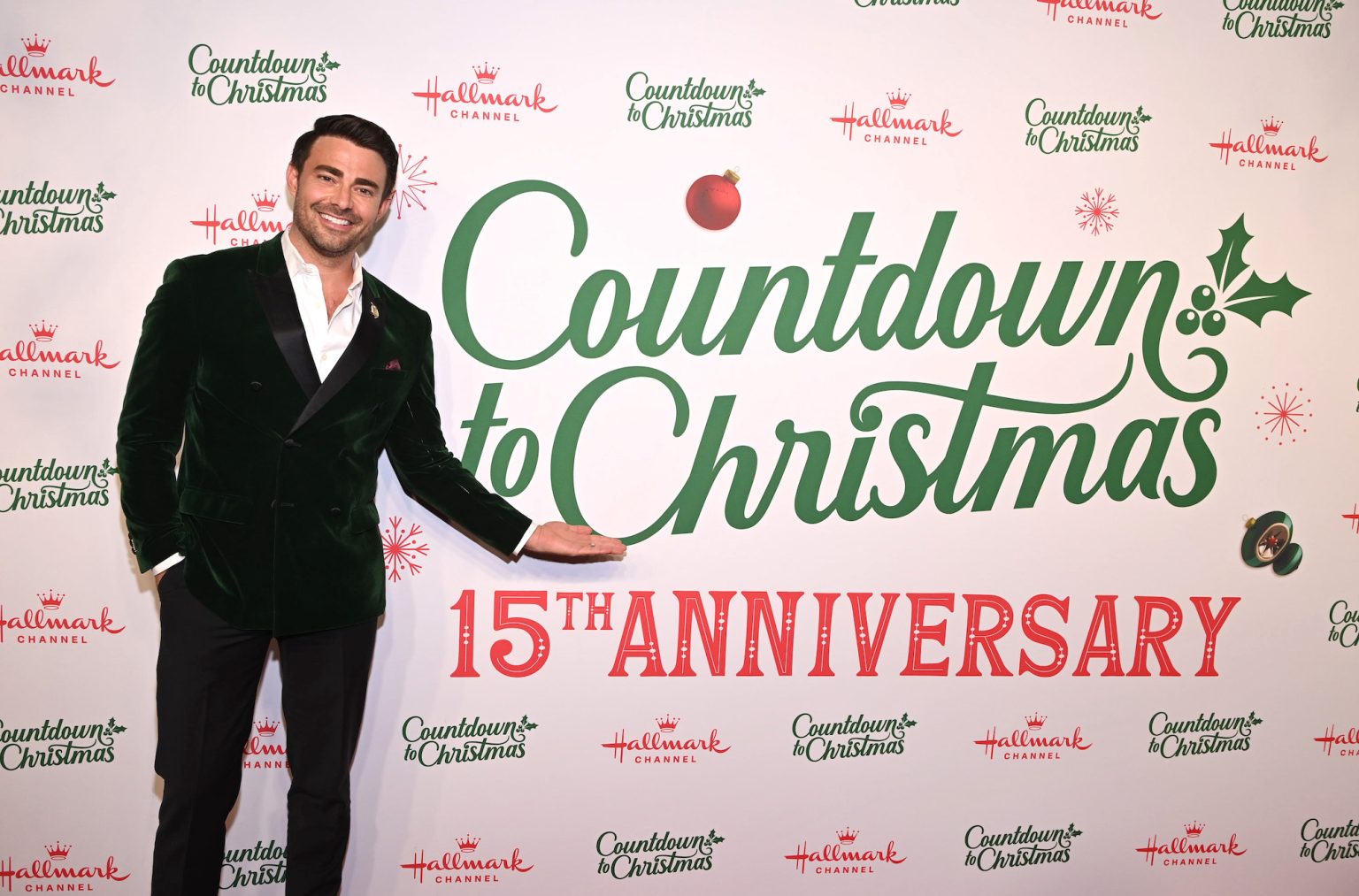 TARRYTOWN, NEW YORK - OCTOBER 17: Jonathan Bennett attends Hallmark Media's Channel's "Countdown To Christmas" party at Blue Hill at Stone Barns on October 17, 2024 in Tarrytown, New York. (Photo by Dave Kotinsky/Getty Images for Hallmark Media)