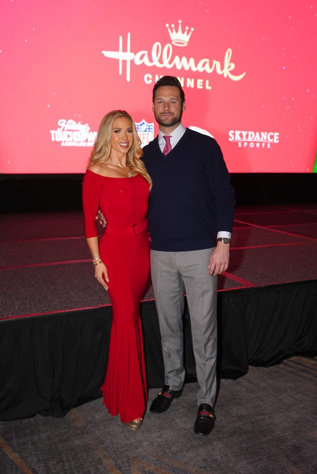 KANSAS CITY, MISSOURI - NOVEMBER 30: (L-R) Gracie Hunt and Cody Keith attend Hallmark's Premiere Screening of Holiday Touchdown: A Chiefs Love Story on November 30, 2024 in Kansas City, Missouri. (Photo by Kyle Rivas/Getty Images for Hallmark Media)