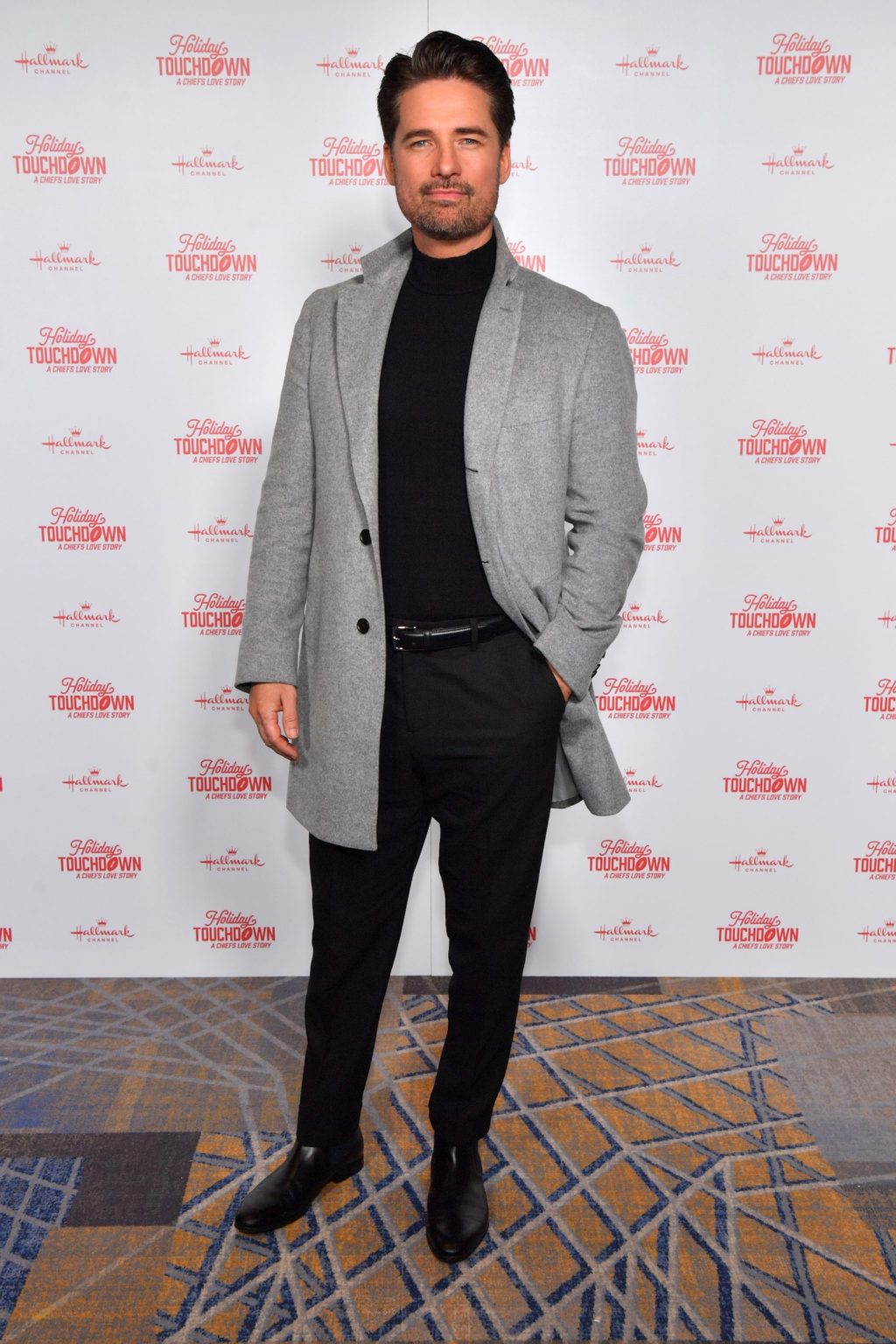 KANSAS CITY, MISSOURI - NOVEMBER 30: Warren Christie attends Hallmark's Premiere Screening of Holiday Touchdown: A Chiefs Love Story on November 30, 2024 in Kansas City, Missouri. (Photo by Jason Davis/Getty Images for Hallmark Media)