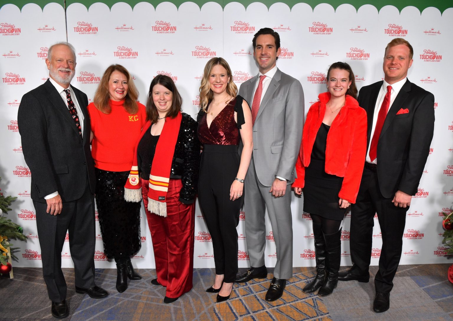 KANSAS CITY, MISSOURI - NOVEMBER 30: David E. Hall (L) attends Hallmark's Premiere Screening of Holiday Touchdown: A Chiefs Love Story on November 30, 2024 in Kansas City, Missouri. (Photo by Jason Davis/Getty Images for Hallmark Media)