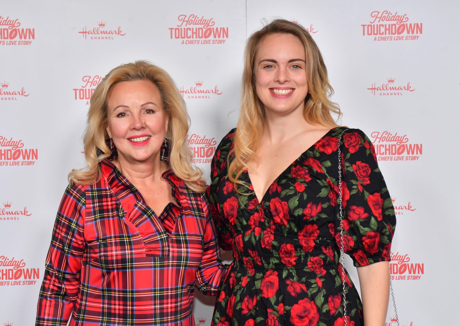 KANSAS CITY, MISSOURI - NOVEMBER 30: (L-R) Cathy Flowers Yancy and Brooke Yancy attend Hallmark's Premiere Screening of Holiday Touchdown: A Chiefs Love Story on November 30, 2024 in Kansas City, Missouri. (Photo by Jason Davis/Getty Images for Hallmark Media)