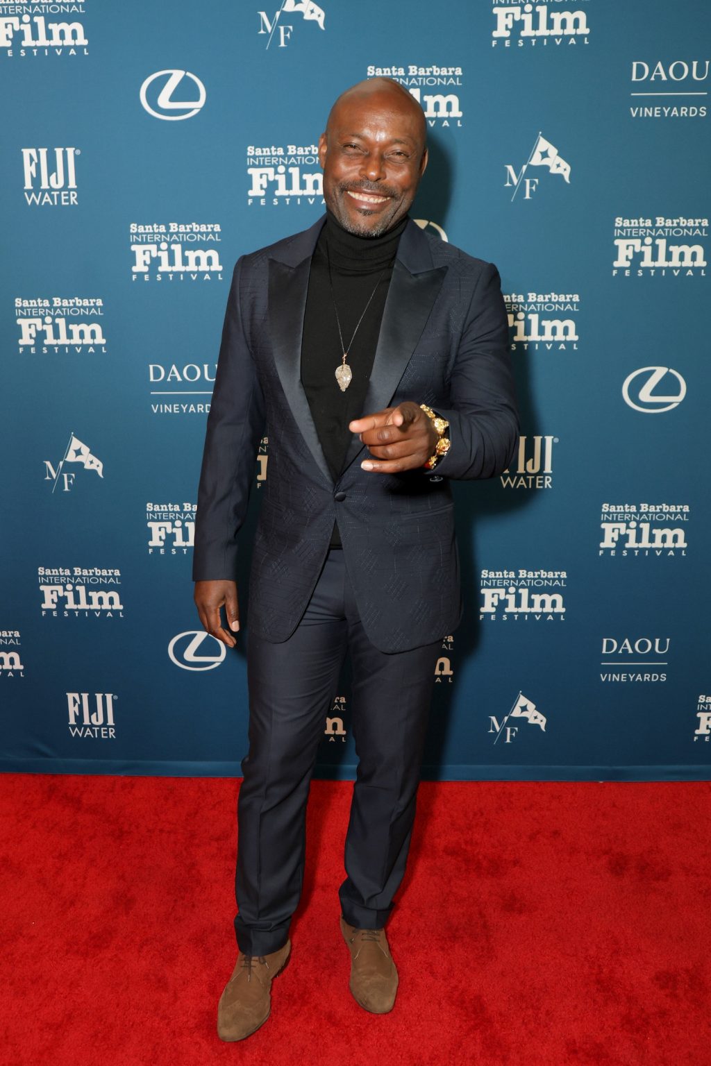 SANTA BARBARA, CALIFORNIA - FEBRUARY 09: Jimmy Jean-Louis attends the Virtuosos Award ceremony during the 40th Santa Barbara International Film Festival at The Arlington Theatre on February 09, 2025 in Santa Barbara, California. (Photo by Rebecca Sapp/Getty Images for Santa Barbara International Film Festival)