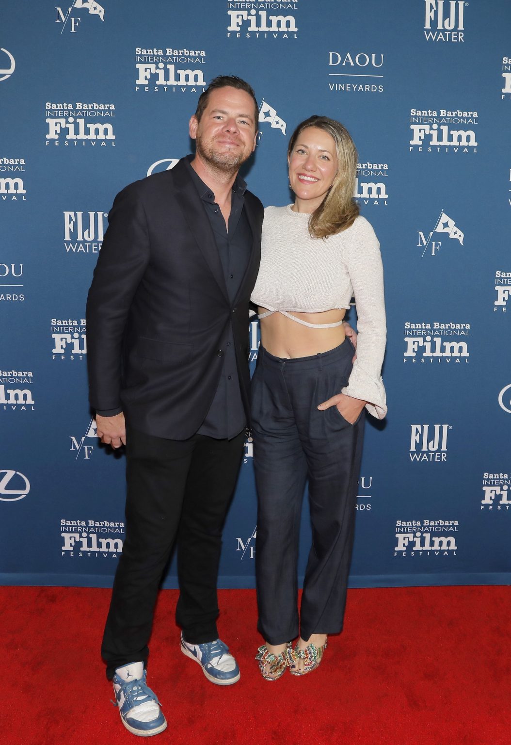 SANTA BARBARA, CALIFORNIA - FEBRUARY 09: Jeff Christian and Amanda Christian attend the Virtuosos Award ceremony during the 40th Santa Barbara International Film Festival at The Arlington Theatre on February 09, 2025 in Santa Barbara, California. (Photo by Tibrina Hobson/Getty Images for Santa Barbara International Film Festival)