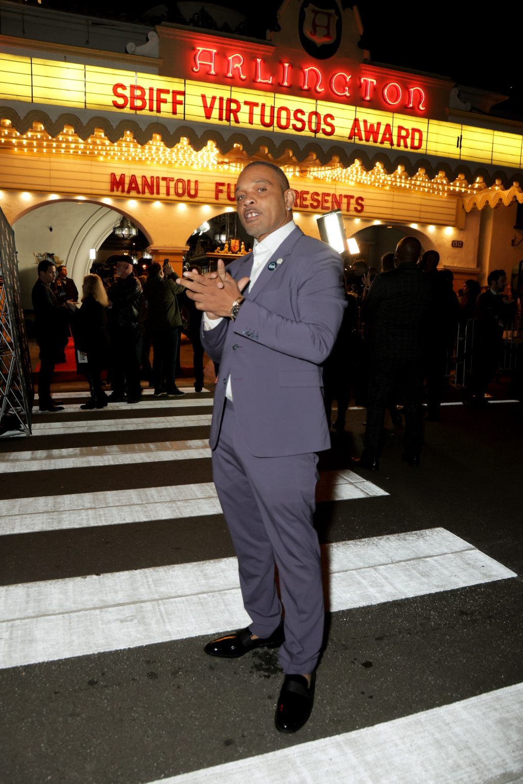 SANTA BARBARA, CALIFORNIA - FEBRUARY 09: Honoree Clarence Maclin attends the Virtuosos Award ceremony during the 40th Santa Barbara International Film Festival at The Arlington Theatre on February 09, 2025 in Santa Barbara, California. (Photo by Rebecca Sapp/Getty Images for Santa Barbara International Film Festival)