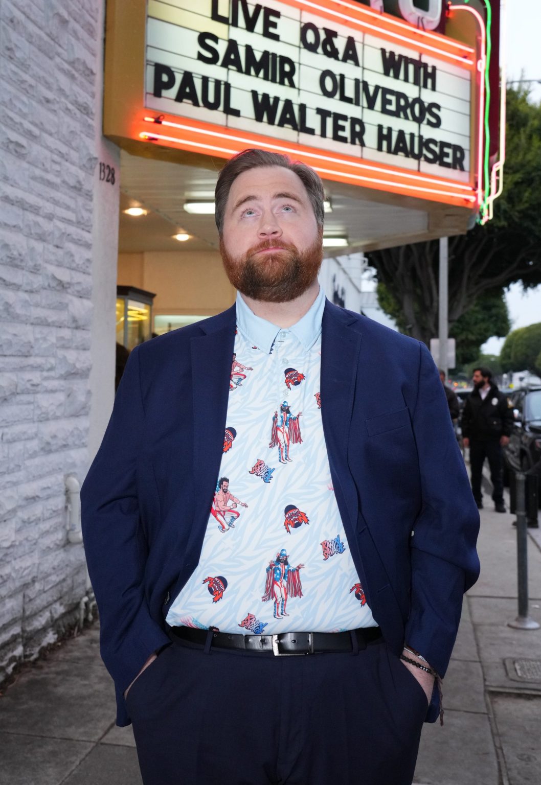 Paul Walter Hauser attends IFC Films’ Luckiest Man in America Los Angeles Premiere at the Aero Theater on ​Tuesday, March ​25, 2025 in Los Angeles.