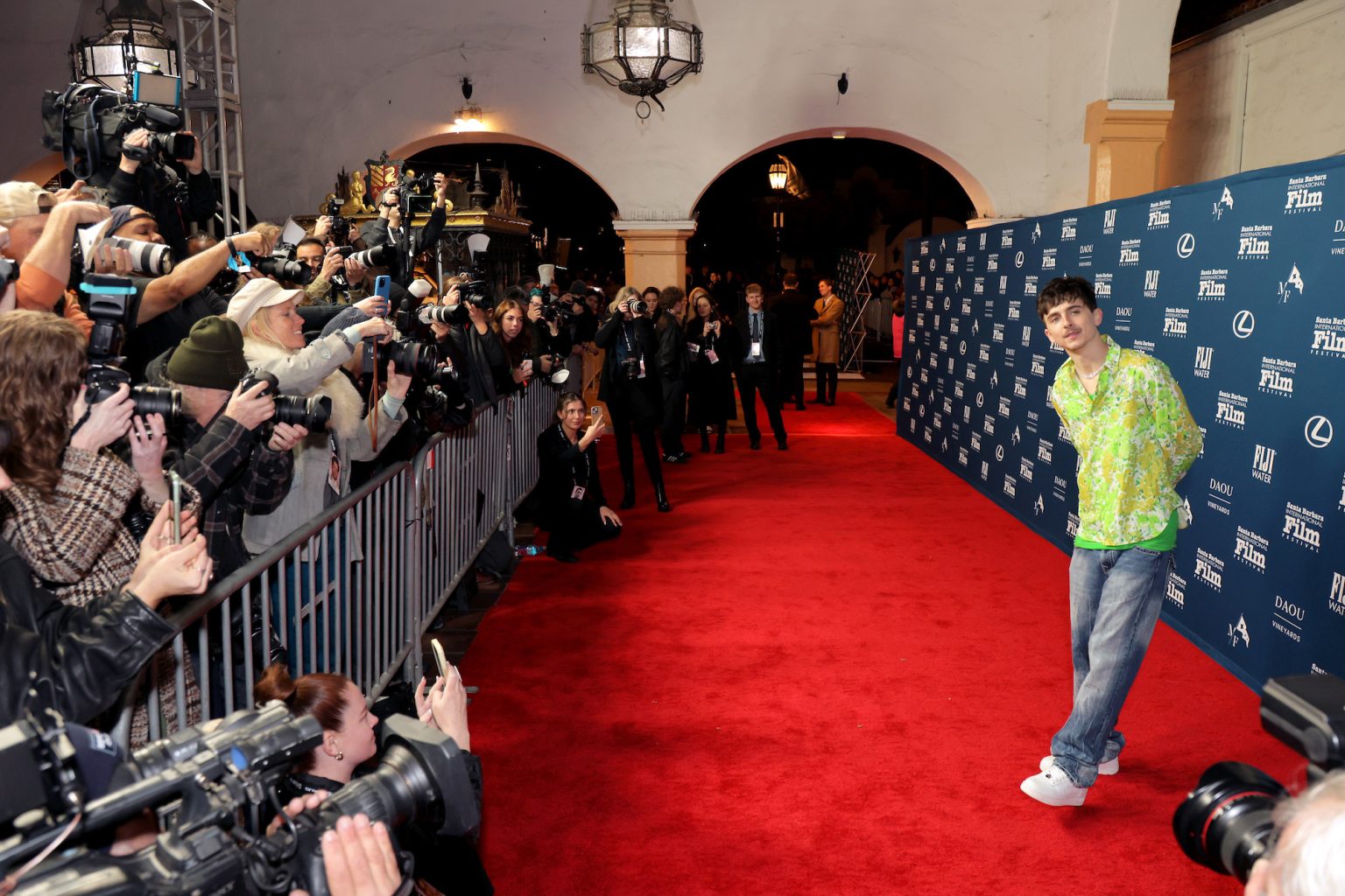 Inside Look at Arlington Artist Of The Year Award Honoree Timothée Chalamet at the 40th Annual SBIFF 2025