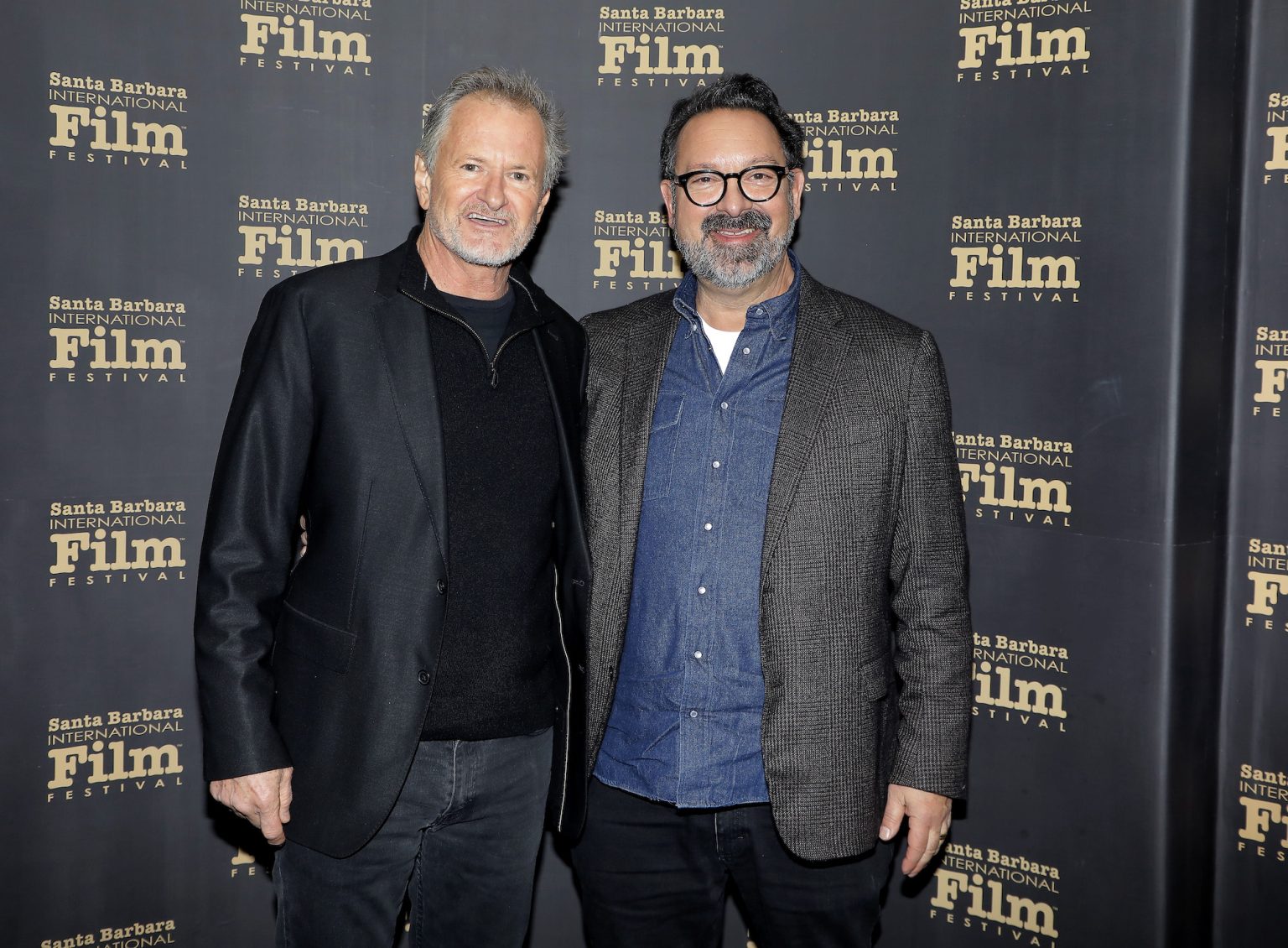 SANTA BARBARA, CALIFORNIA - FEBRUARY 11: (L-R) Tod A. Maitland and James Mangold attend the screening and Q&A for "A Complete Unknown" durning the 40th Santa Barbara International Film Festival on February 11, 2025 in Santa Barbara, California. (Photo by Tibrina Hobson/Getty Images for Santa Barbara International Film Festival)