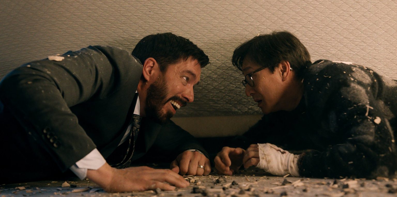 (from left) Jeff Zaks (Drew Scott) and Marvin Gable (Ke Huy Quan) in Love Hurts, directed by Jonathan Eusebio.