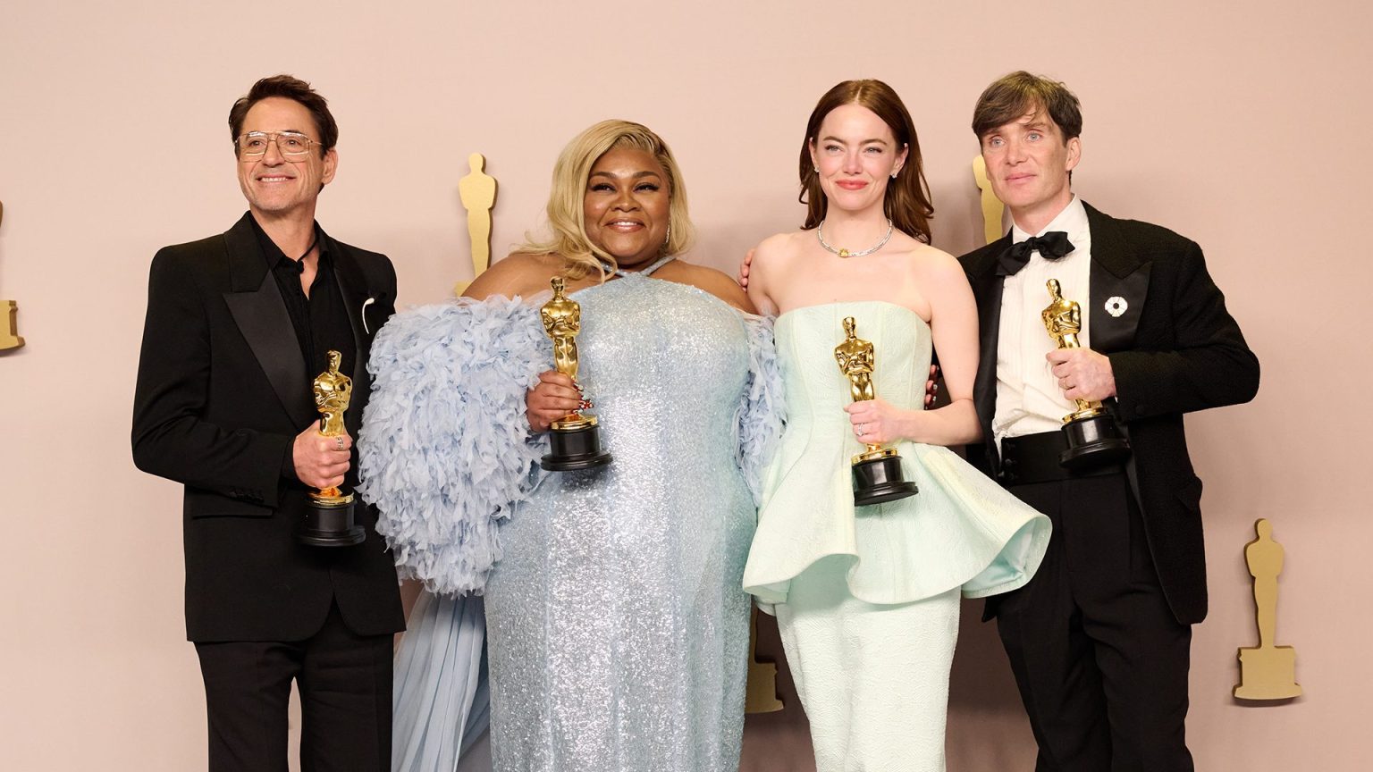 OSCAR® WINNERS ROBERT DOWNEY JR., CILLIAN MURPHY, DA’VINE JOY RANDOLPH AND EMMA STONE RETURN TO THE OSCARS® STAGE